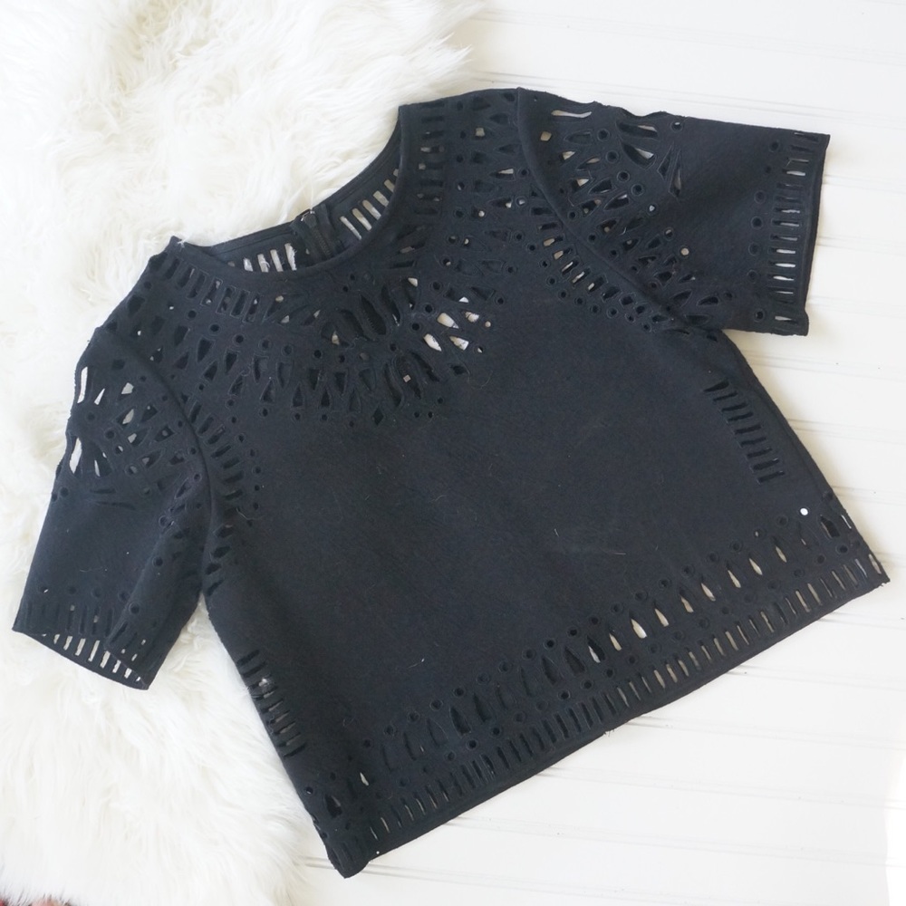 Sea New York Laser Cut Blouse
